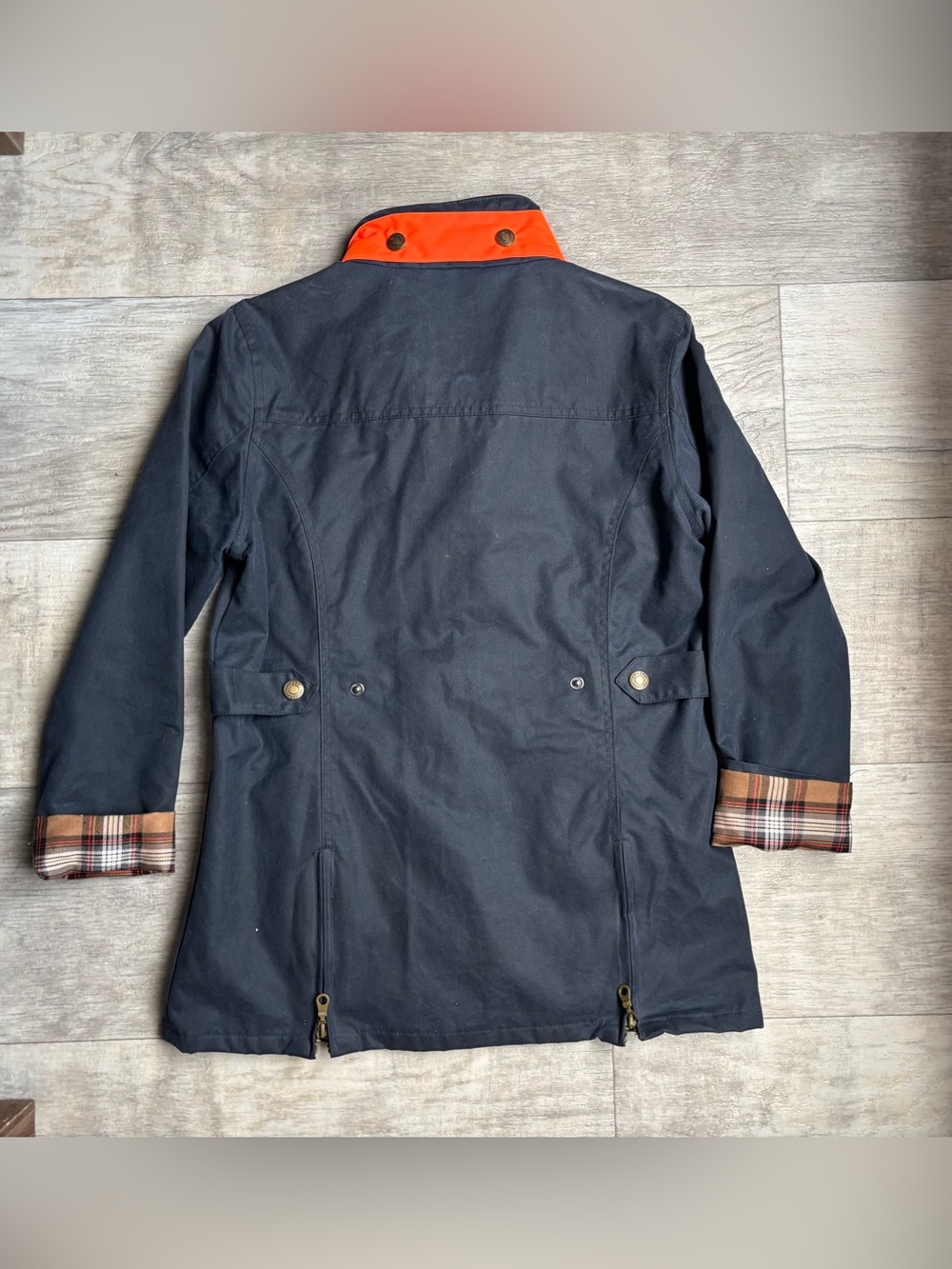 Over Under Women's Waxed Briar Jacket M/12 Navy-068 - Picture 3 of 5
